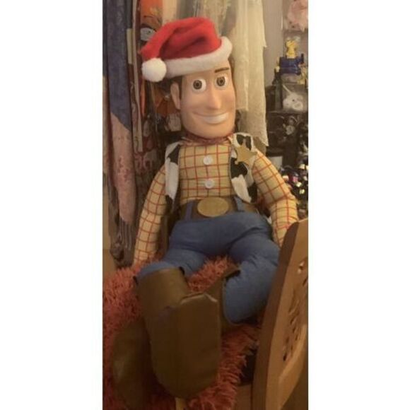 Disney TOY STORY Woody 1995 Promotional Frito/Walmart Thinkway 4ft - Picture 1 of 6